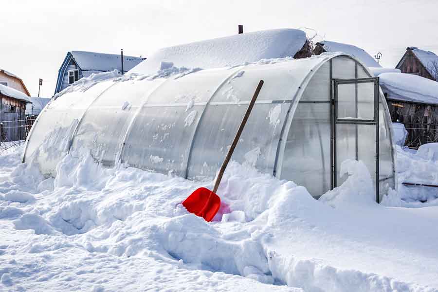Schnee im Garten entfernen - Tipps und Geräte